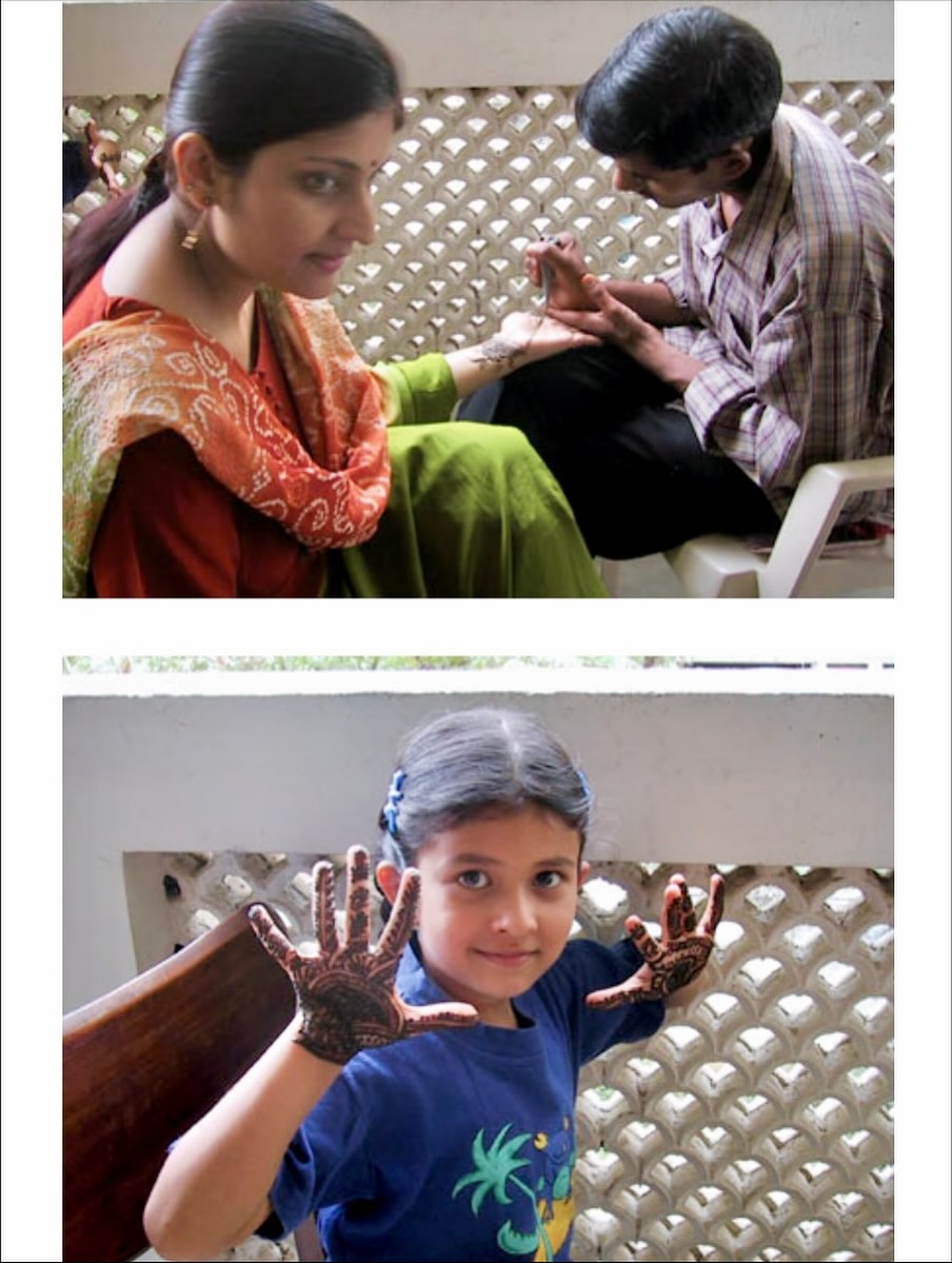 1人以上、ヘナ、笑っている人の画像のようです